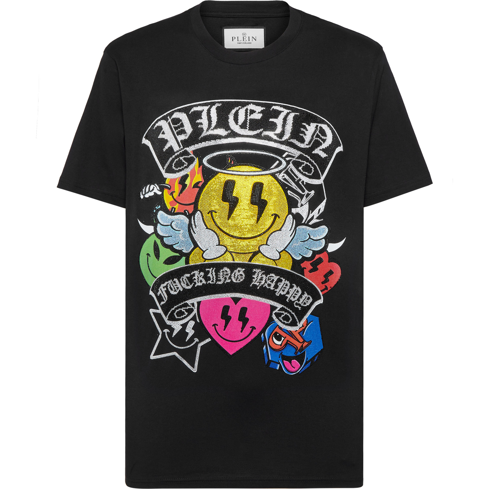 PHILIPP PLEIN Maglietta a girocollo SMILE