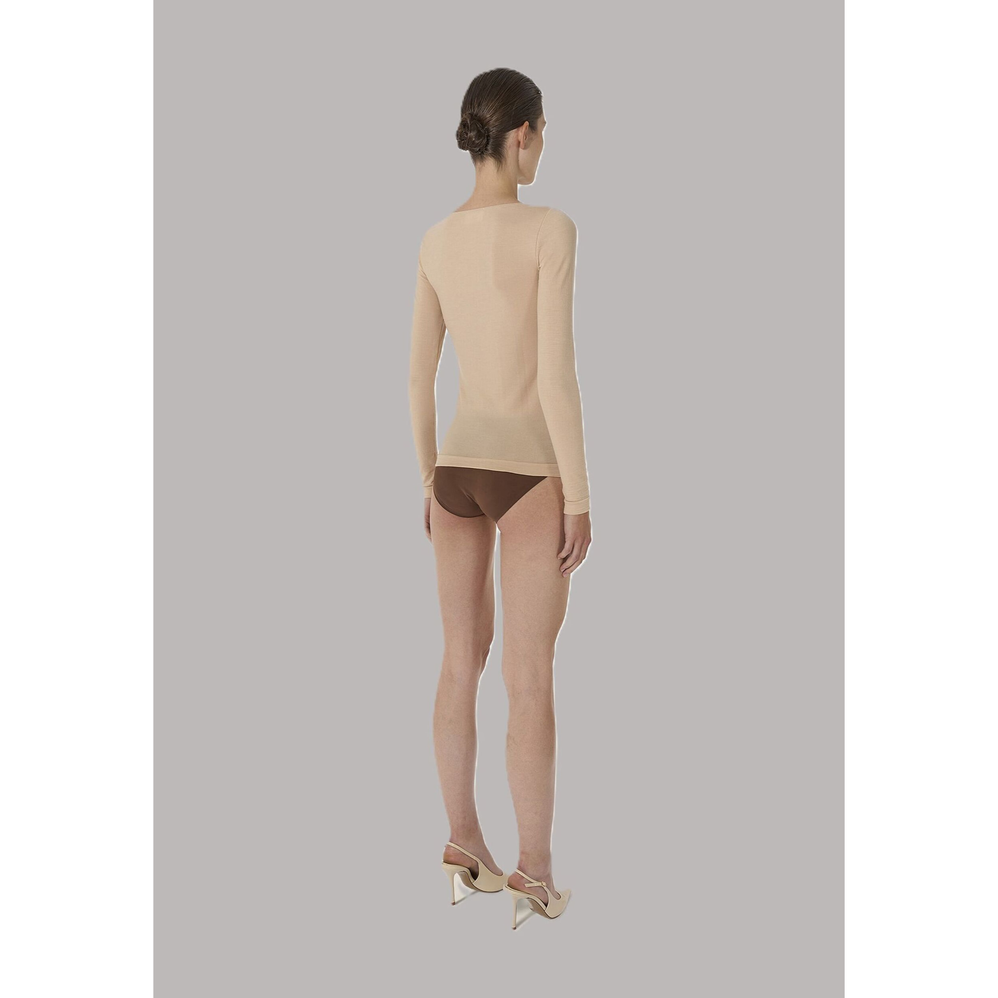 Top Pure Wool Top Long Sleeves