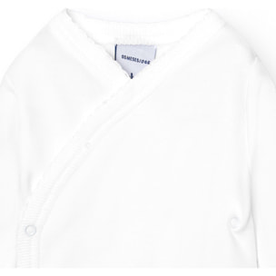 Body cruzado bebé manga larga afelpado