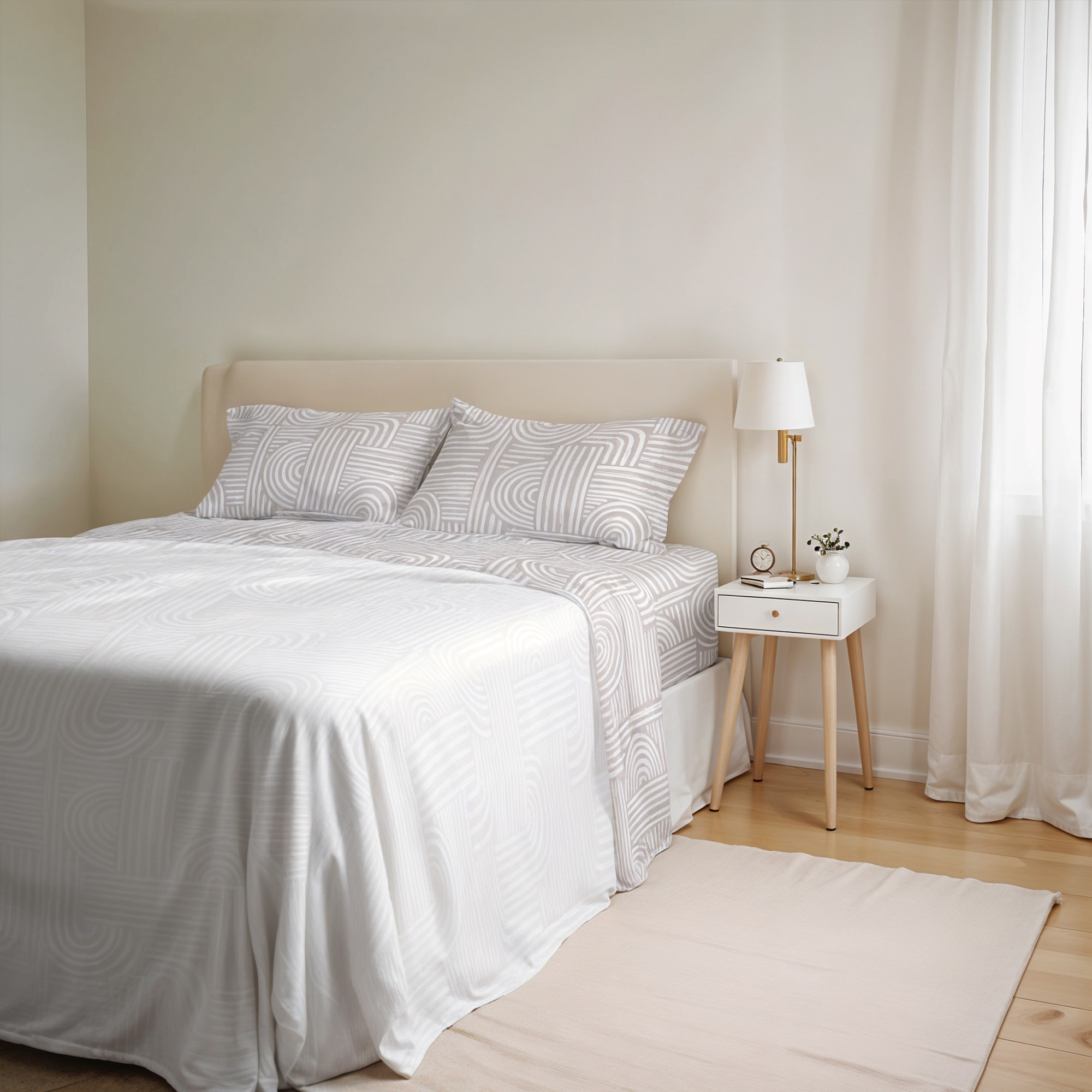COMPLETO LETTO IDA 100% Cotone