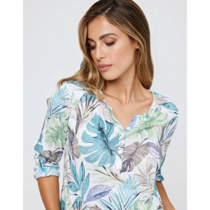 Camiseta Media Manga Estampada - Alberri