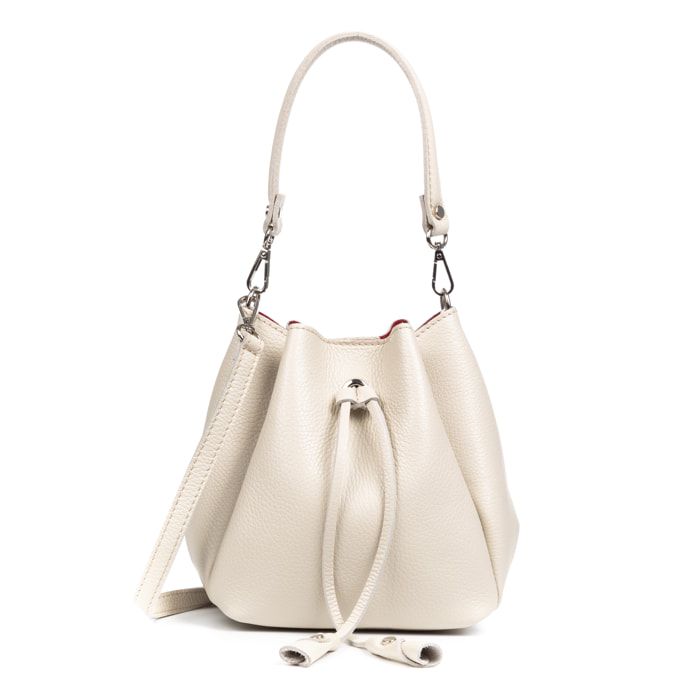 Idea Bolso de mano Mujer. Piel auténtica Dollaro.