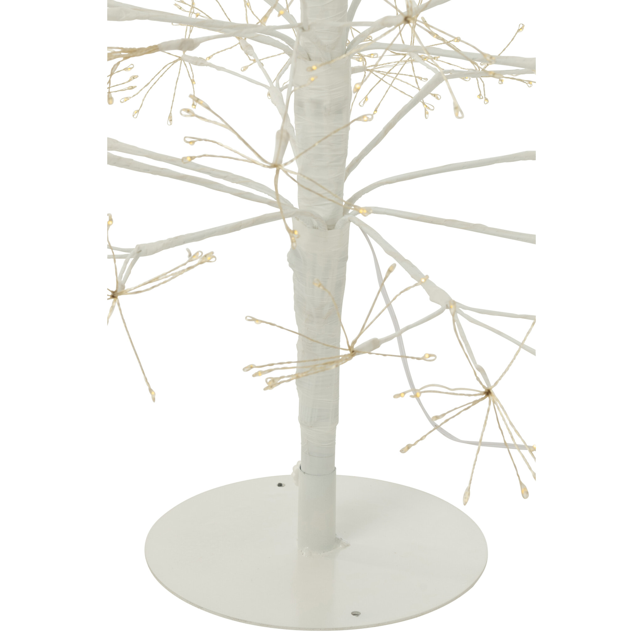 J-Line décoration Arbre - blanc chaud - acier - blanc - large - LED