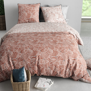 Parure Housse De Couette 3pcs 100% Coton 57 Fils MIMOSA