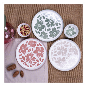 Lot de 6 grandes assiettes, HANAE