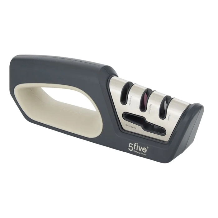 Aiguiseur 4 fonctions gris/rouge