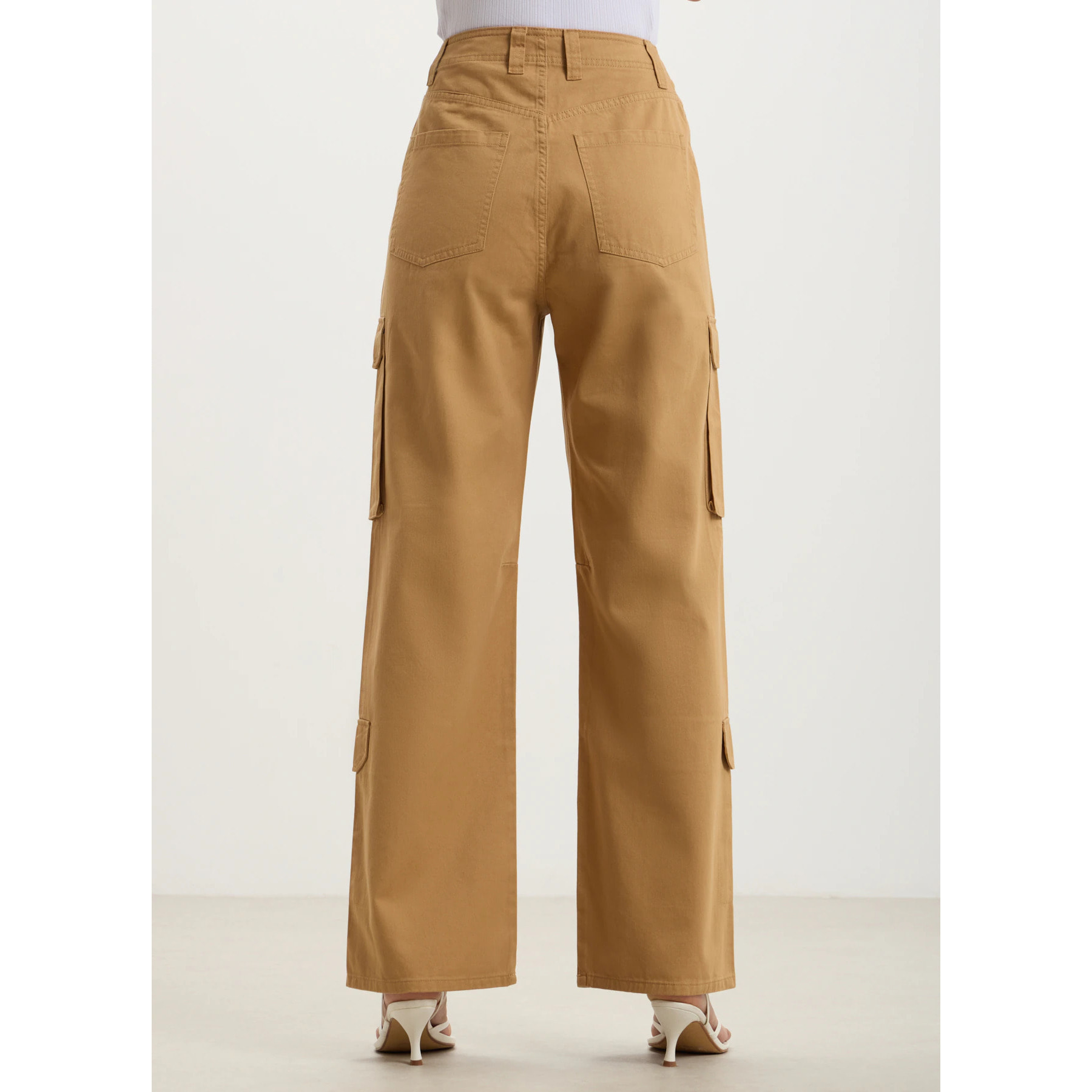 Pantalone cargo in twill