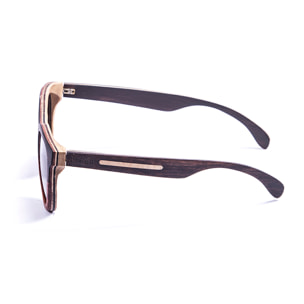 Gafas de sol OCEAN WEDGE - 5 capas marrón / Polarizada revo dorada