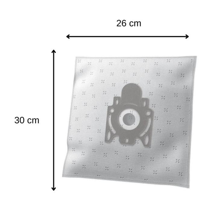 Lot de 8 sacs aspirateur Miele TopFilter