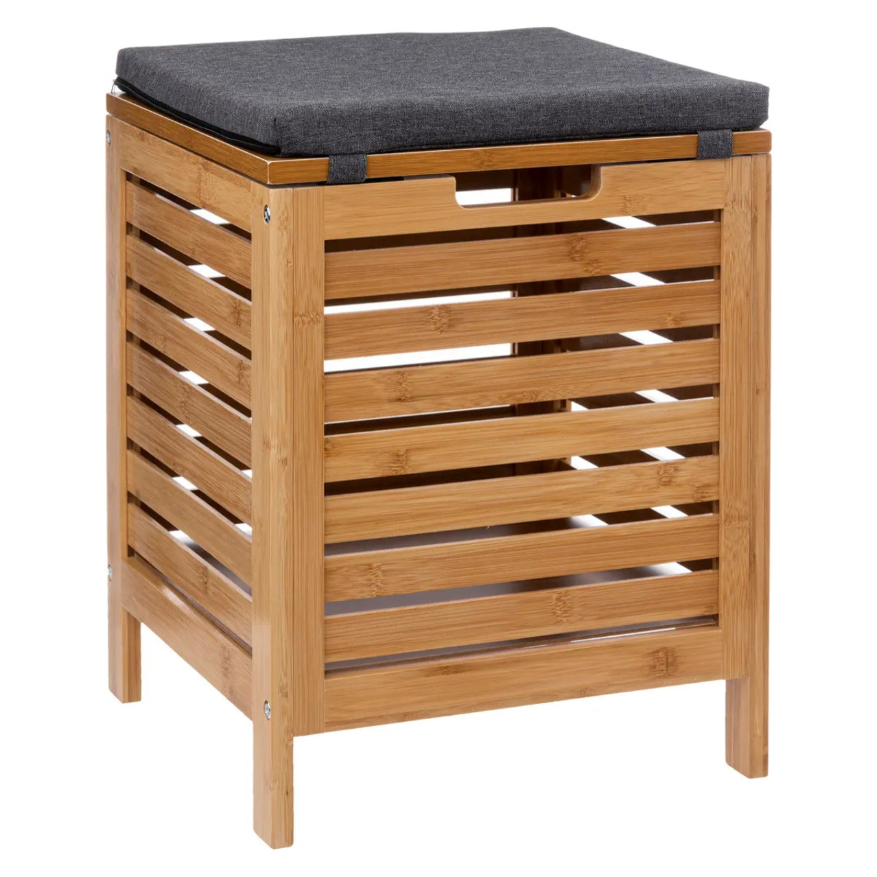 Banc de rangement bambou