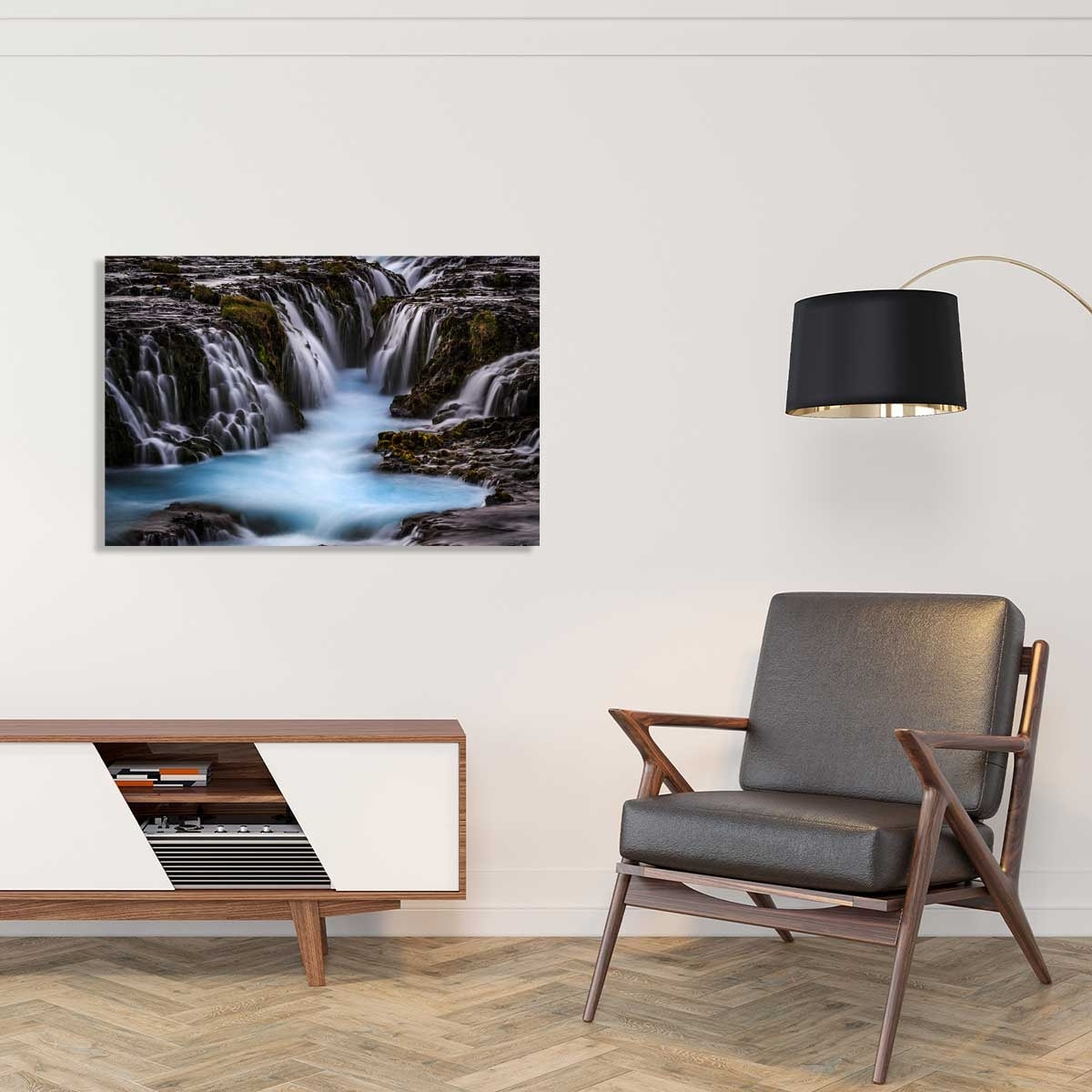 Tableau Islande Beaute bleue Tableau alu Dibond