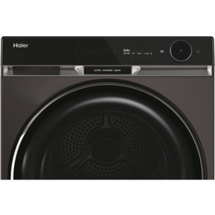 Sèche linge pompe à chaleur HAIER HD90-BQ397PGU1 9kg - Idéal famille & Ultra-silencieux & Connecté & Basse consommation