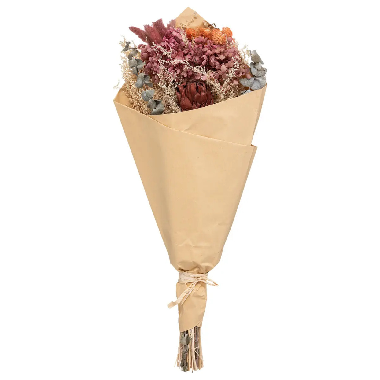 Bouquet composé "Carmen" rose H50cm