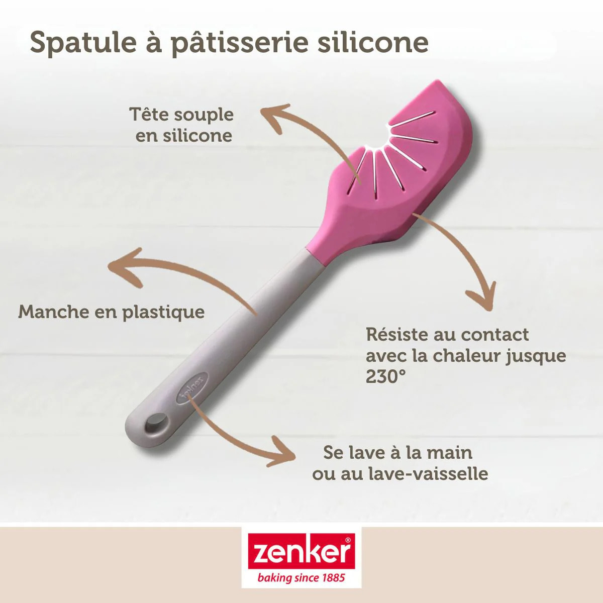 Spatule de cuisine et de pâtisserie 27 cm Zenker Smart Pastry