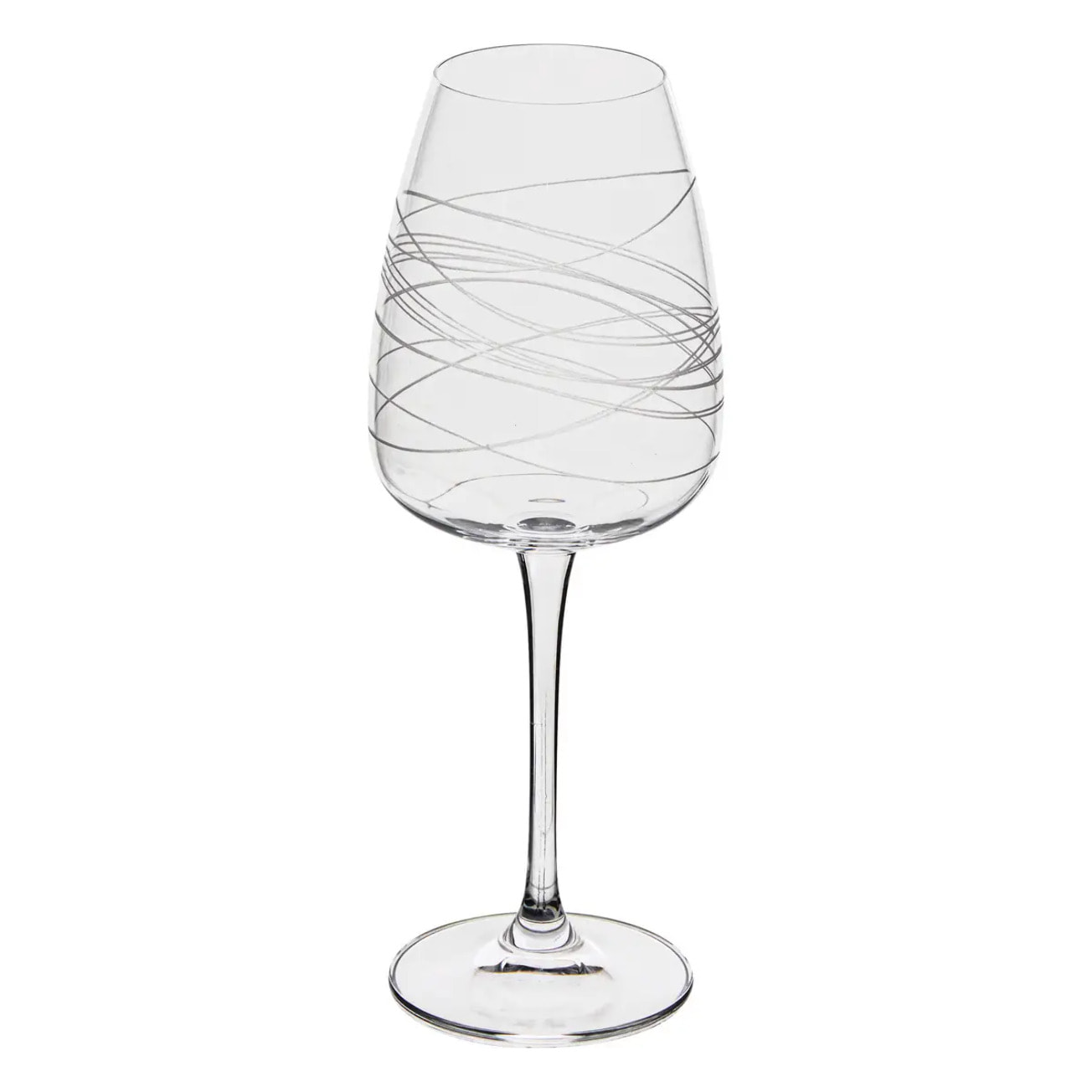 4 verres à vin transparent D8,6xH23,2cm