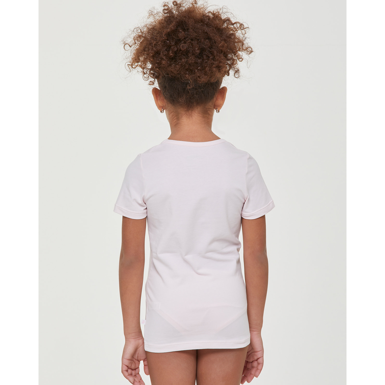 T-shirt girocollo bimba in caldo cotone organico
