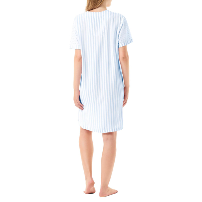 Camisón corto azul