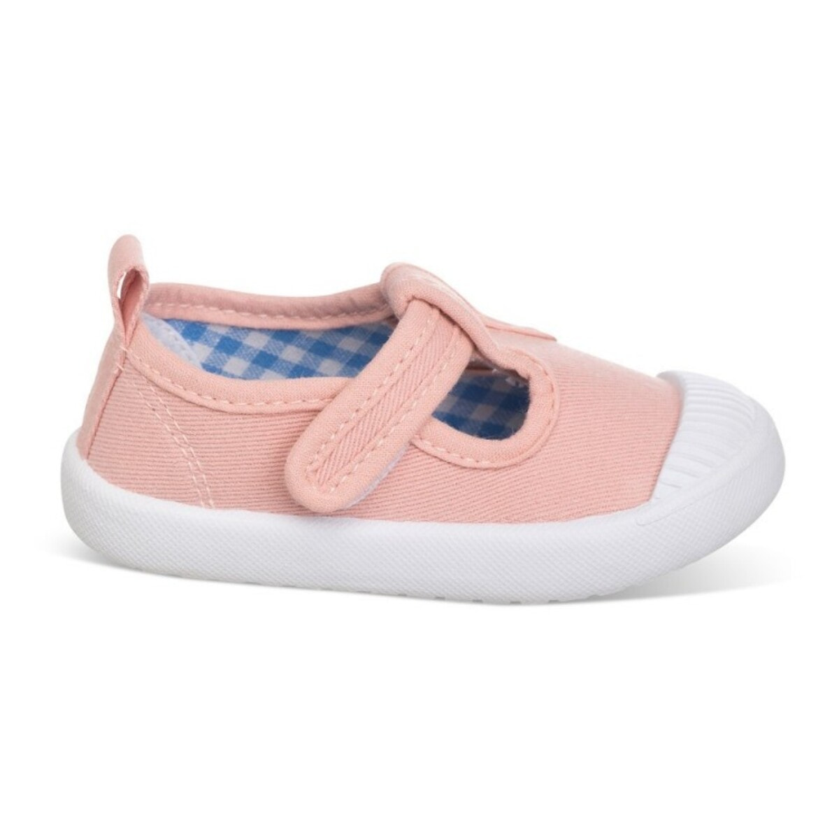 Lona rosa con Velcro, básica, versátil y cómoda, ideal para combinar con todo