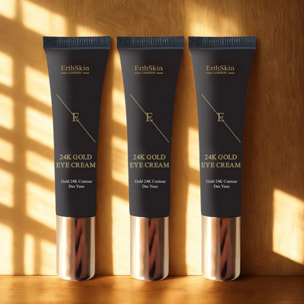 Trío de cremas para ojos Gold
