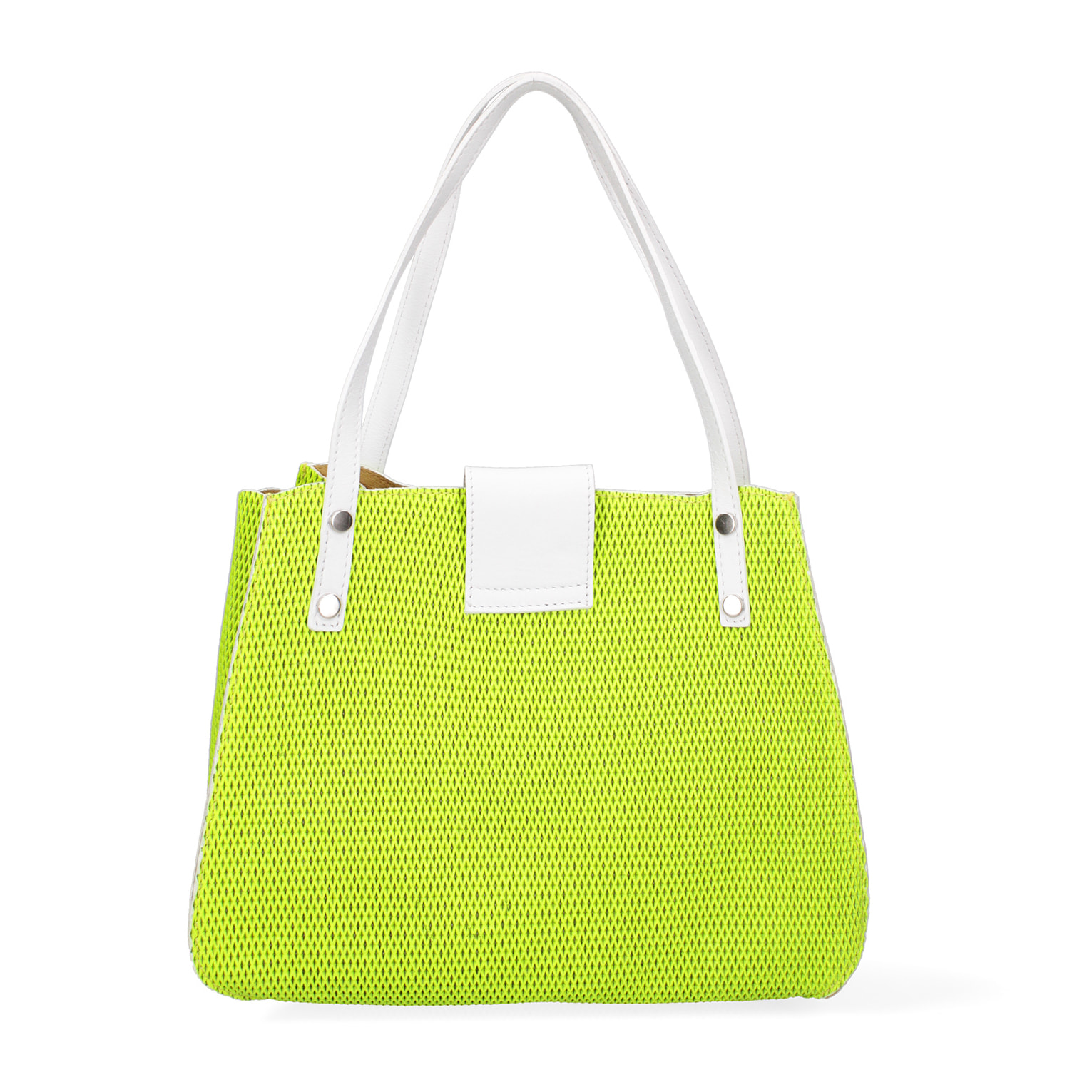 Borsa a spalla da donna - Modello Palermo - Vera pelle - 32.0 x 26.0 x 13.0 cm