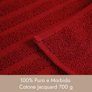 INTRECCI HOME Tappeto Bagno, in Puro Cotone 700 g, , Morbidezza Extra, Assorbenza Superiore, Elegante e Durevole