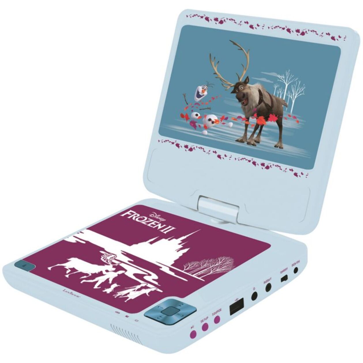 Lecteur DVD portable LEXIBOOK DVDP6FZ Reine des Neiges