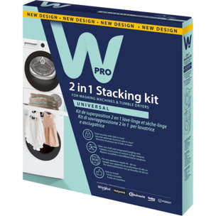 Kit de superposition WPRO de superposition avec tablette + séchoir