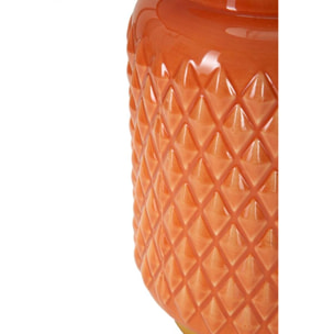 LAMPADA DA TAVOLO SQUARE ARANCIONE CM Ø 28X44