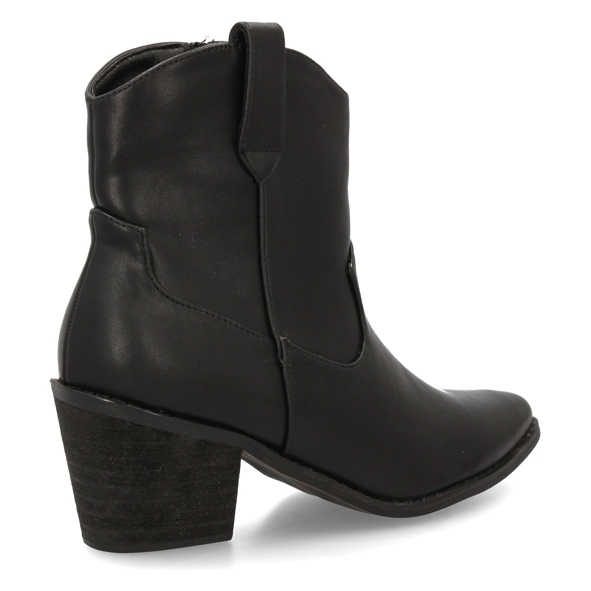 Botín cowboy baja para mujer.