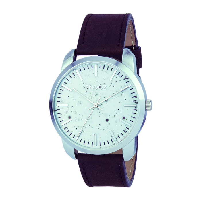 Reloj Snooz SAA0044-59 Unisex Analogico Cuarzo con Correa de Piel