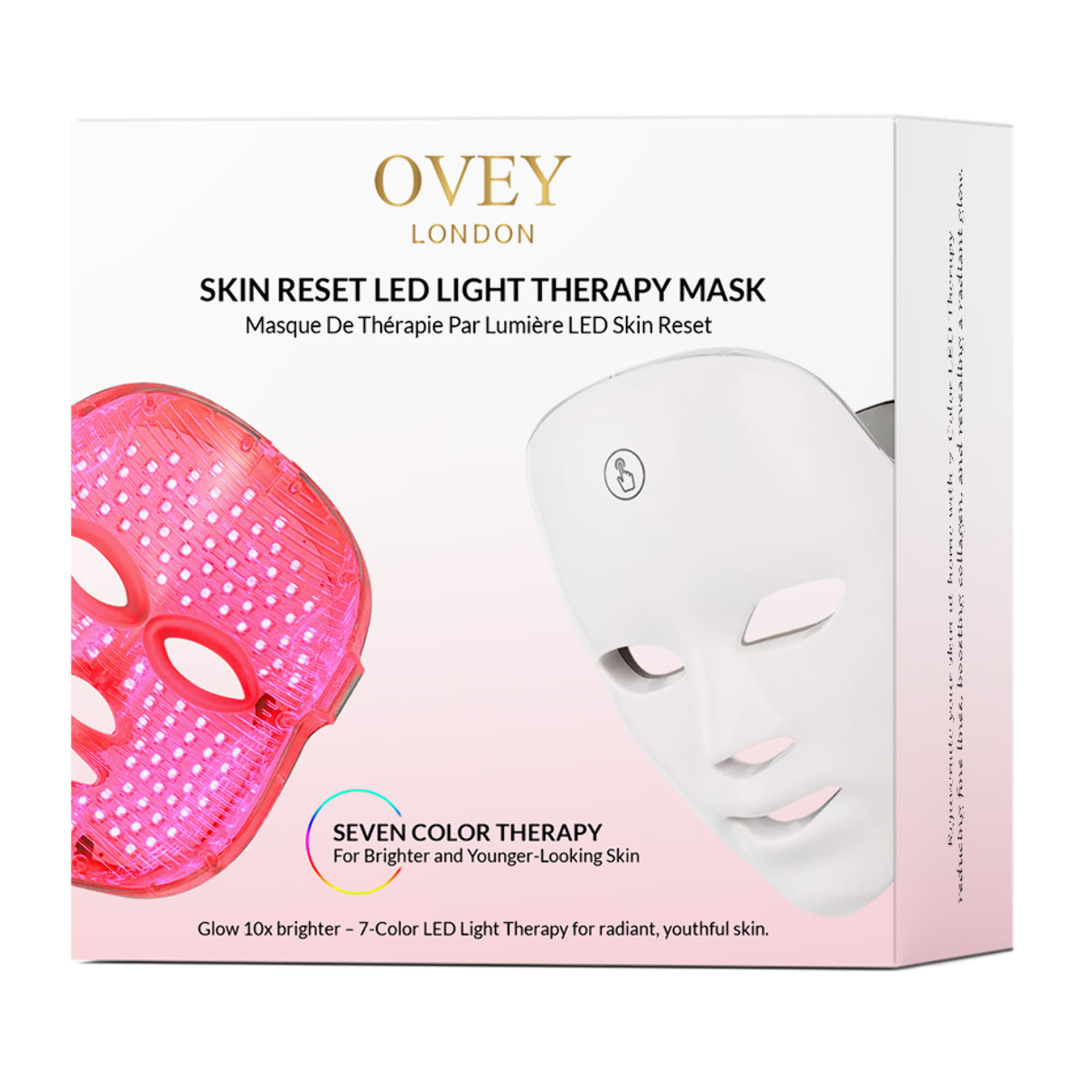 MÁSCARA DE TERAPIA DE LUZ LED SKIN RESET