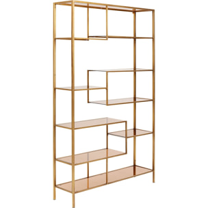 Étagère Loft dorée Kare Design