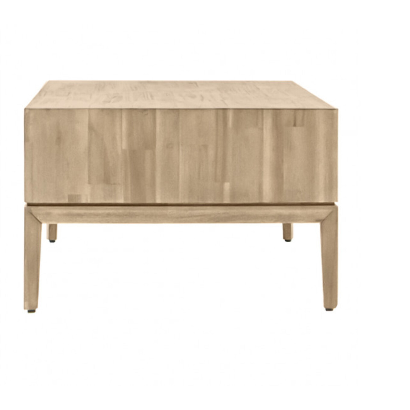 Table basse avec rangements en bois d'acacia - AMALFI