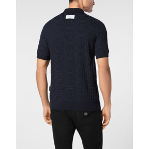 PHILIPP PLEIN Pullover Polo-Neck MONOGRAM