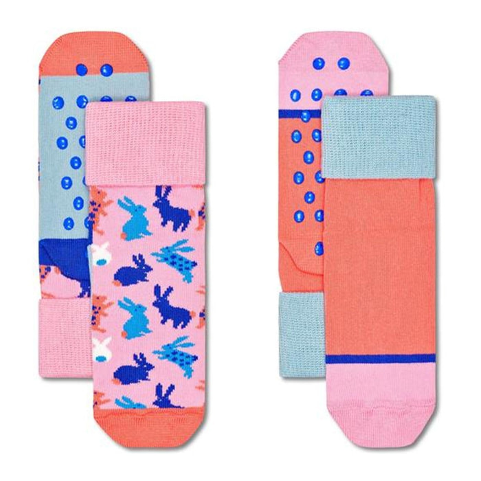 Calcetines pack-2 kids bunny anti-slip