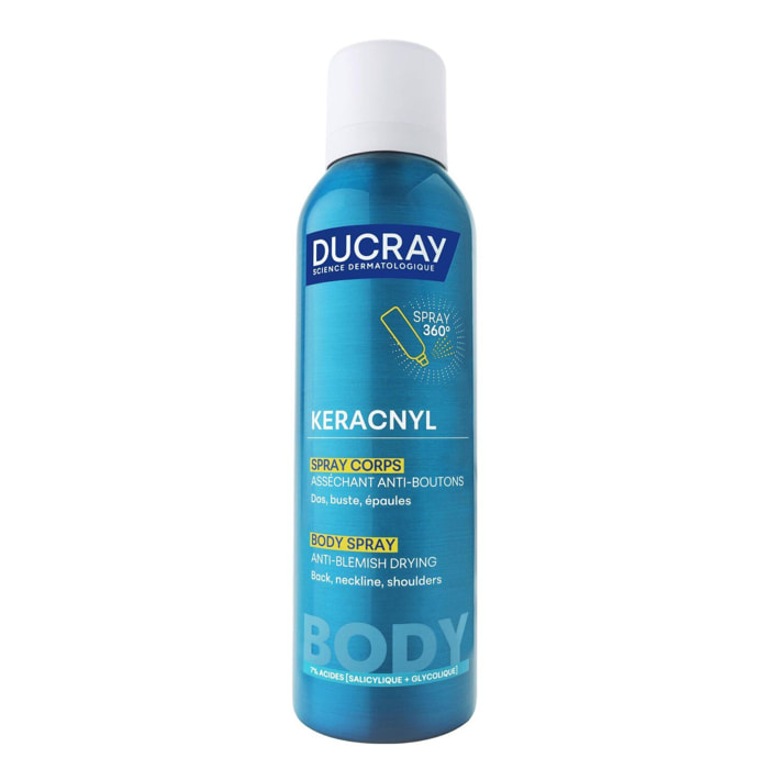 Keracnyl - Spray Corps Asséchant Anti-Boutons 150 ml