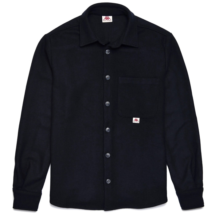 Kappa - Overshirt Uomo Blu - Robe Giovani Bunda