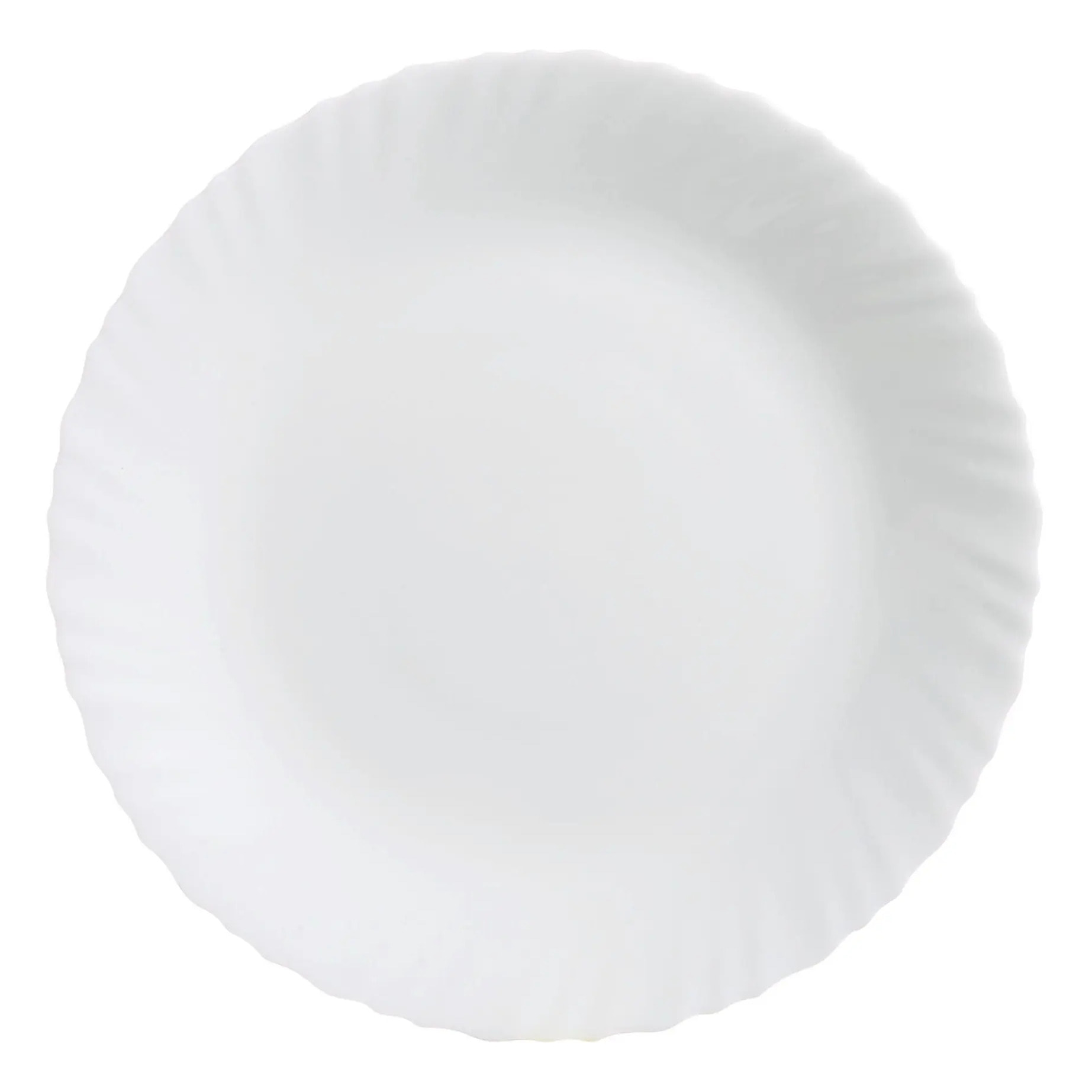 6 assiettes blanches 25 cm Feston - Luminarc