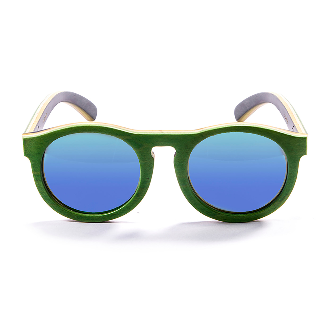 Gafas de sol OCEAN FIJI - De madera skate verde y / Revo verde