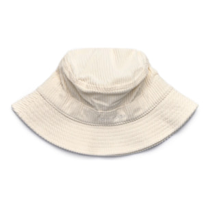 Cappelli Superga Uomo Donna Beige Bucket Hat Corduroy