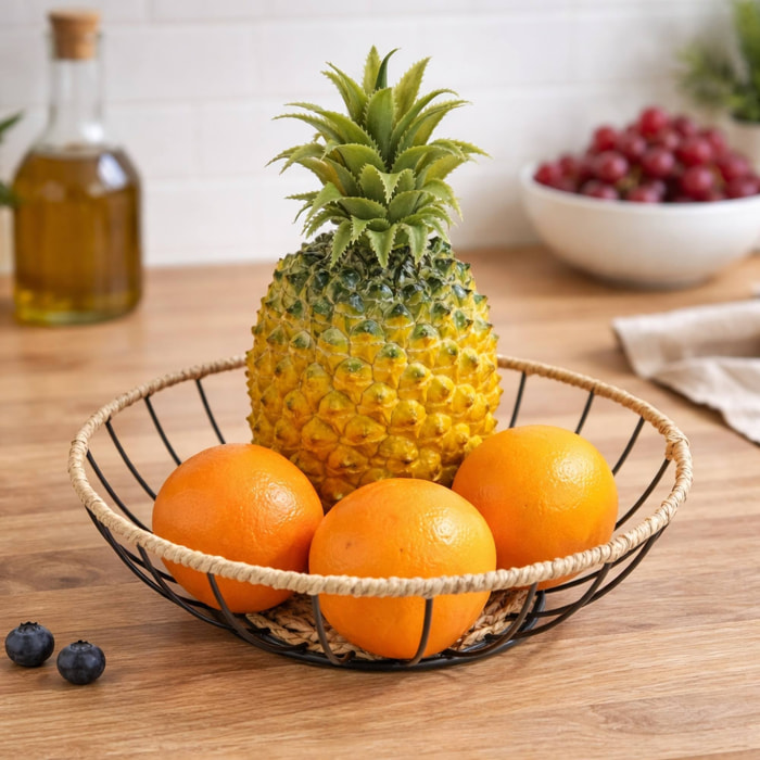 Frutero de estilo industrial Ø30x8cm