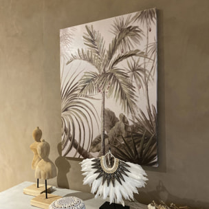 IMPRESSION PALMIERS FRAICHEUR EXOTIQUE 53X73X2.8CM JUNGLE