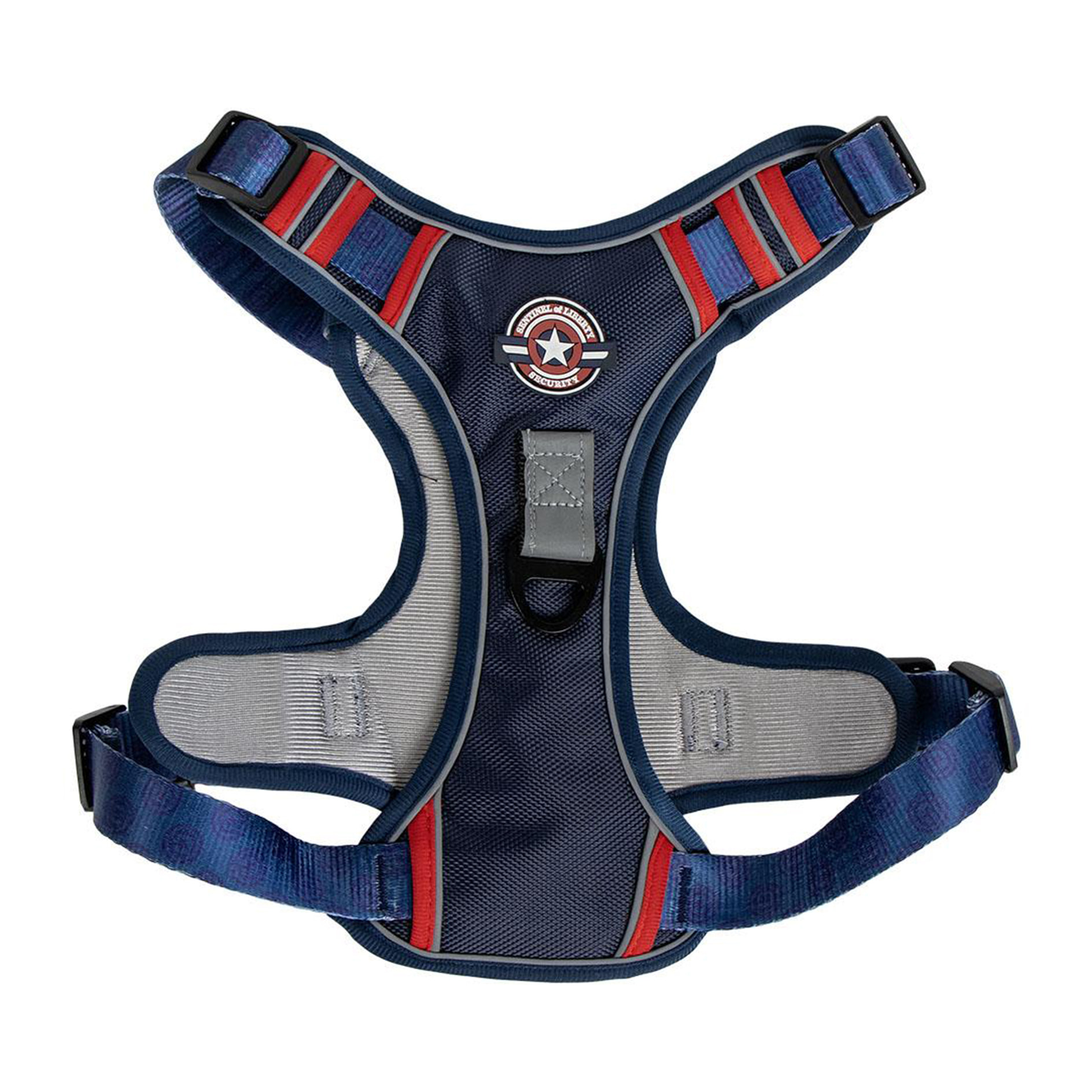 Arnés técnico antitirones para perro diseño marvel