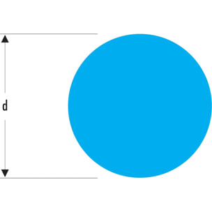Lime rondeplate demi-douce emmanchée - 250 mm - FACOM - RD.MD250EMA