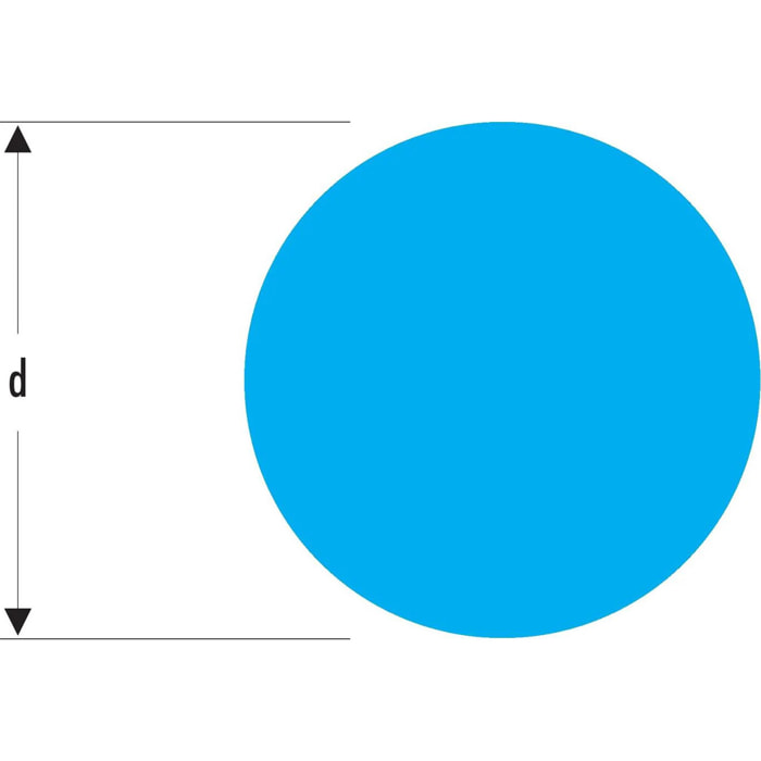 Lime rondeplate demi-douce emmanchée - 250 mm - FACOM - RD.MD250EMA