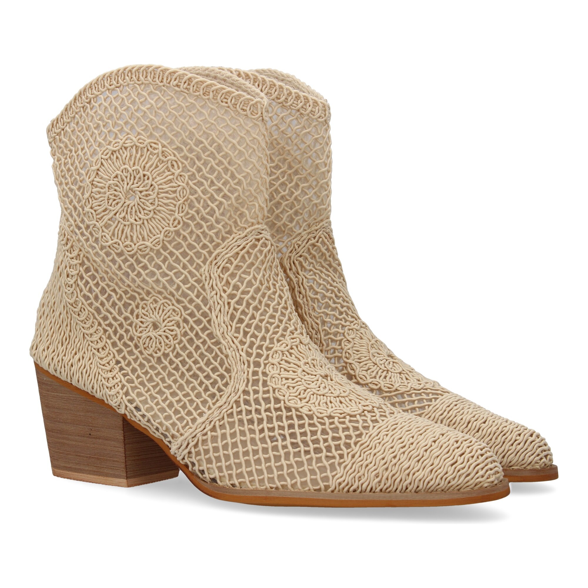 Botines de tacón cubano para mujer, comodos sin cierre, elegantes.