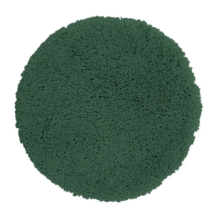 Tapis de bain Rond HIGHLAND Ø110cm Vert foncé Spirella