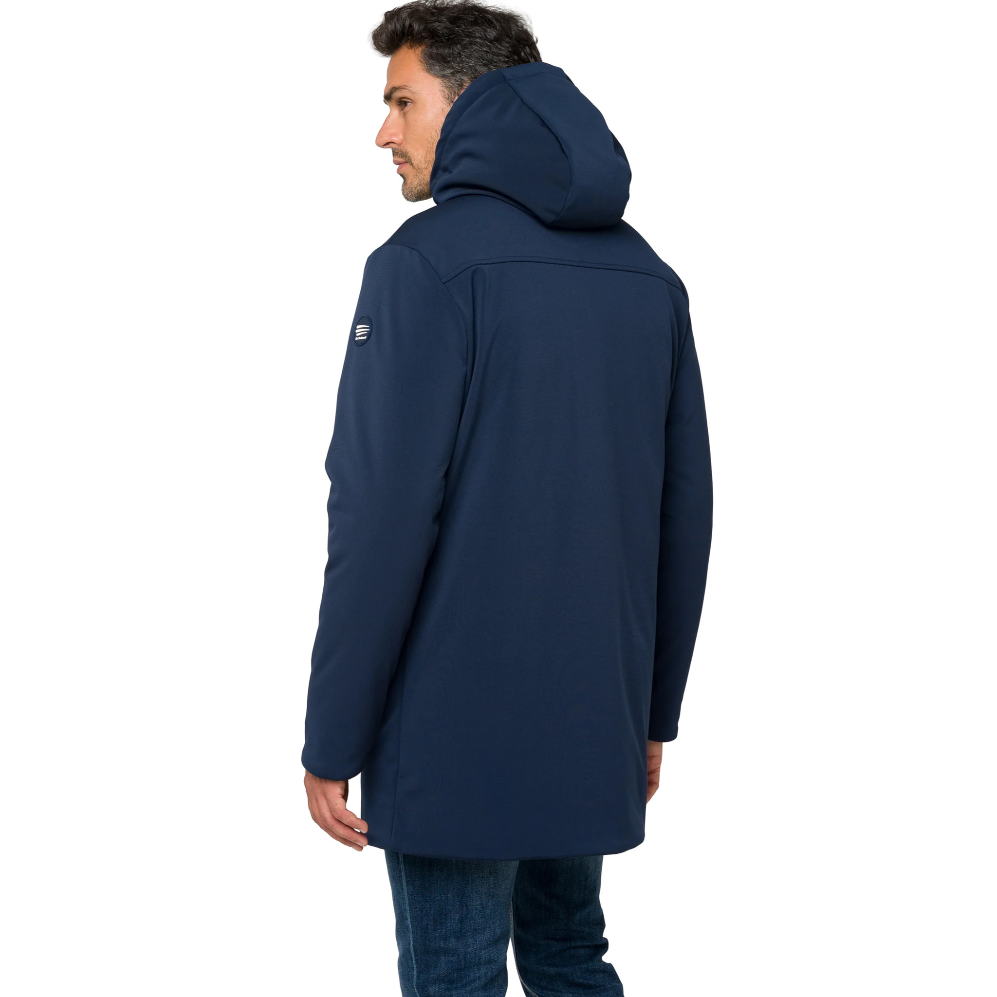Parka KHANGAR imbottito impermeabile blu