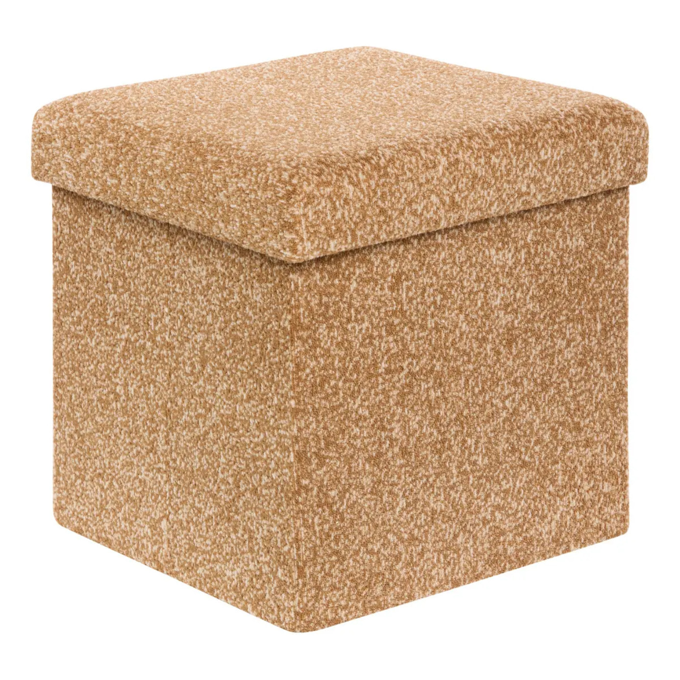 Pouf Coffre Pliable Oxia 38x38cm Ocre