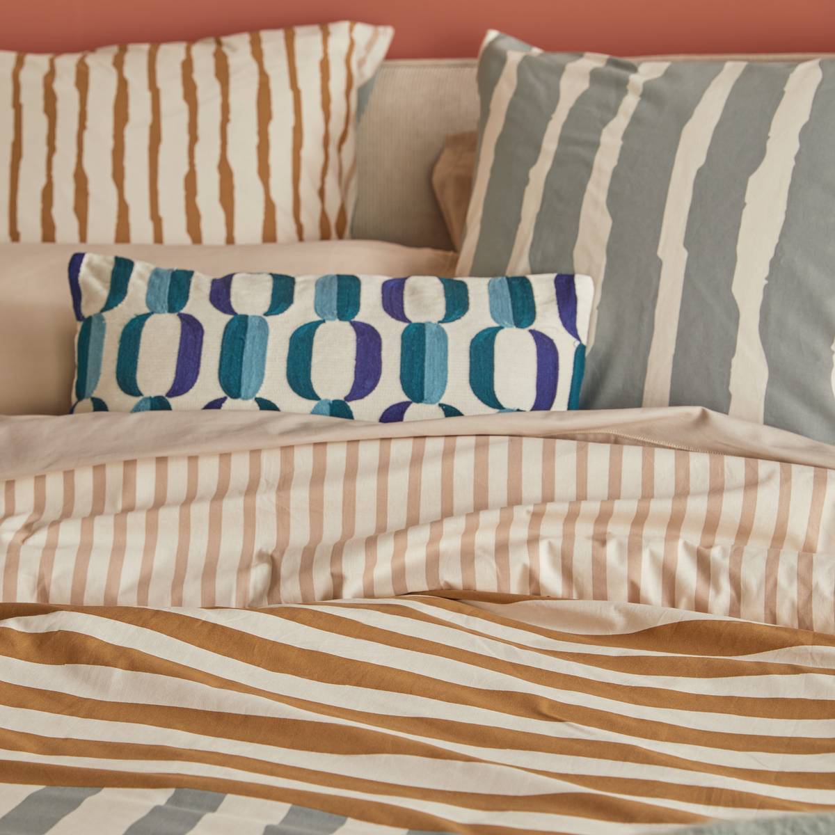 Parure de lit Fenir 220x240cm bleu